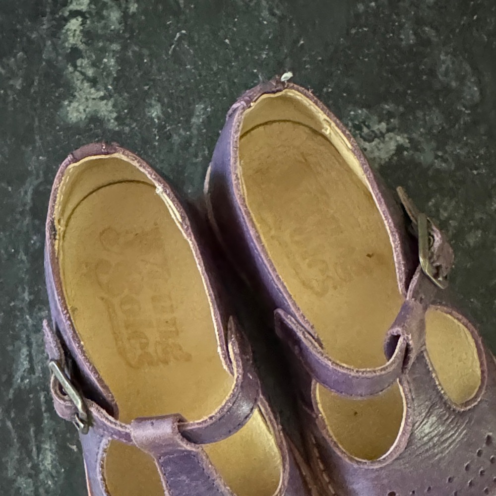 Young Soles | Dottie T Bar Mary Jane Leather Kids Shoes 22 (7 US) - Picture 4 of 6